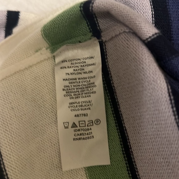 Women’s LOFT Ann Taylor, LongLine, Cardigan, Multi Colors, Size Medium - Picture 4 of 4